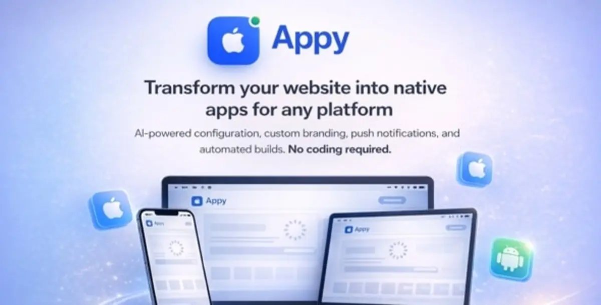 Appy – AI-Powered No-Code Mobile App Builder SaaS Platform